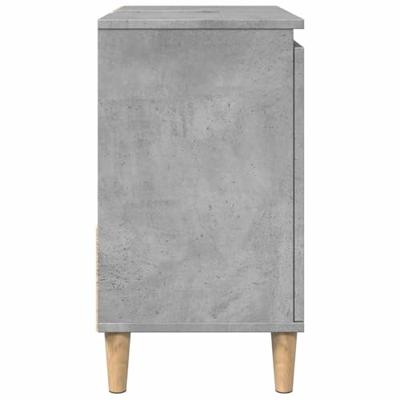 wastafelkast 65x33x60 cm bewerkt hout betongrijs