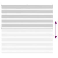 VidaXL Zebra rolgordijn 160x100 cm stofbreedte 155,9 cm lichtgrijs - thumbnail