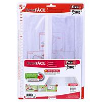 Zelfklevende boekomslag Grafoplas Transparant PVC 5 Stuks 30 x 53 cm - thumbnail