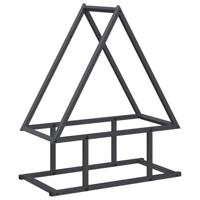 Brandhoutrek 50x25x60 cm koudgewalst staal antracietkleurig - thumbnail
