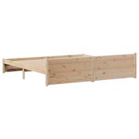 Bedframe zonder matras massief grenenhout 180x200 cm - thumbnail
