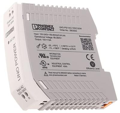 Phoenix Contact 2903000 DIN-rail netvoeding 15 V/DC 2 A 30 W Aantal uitgangen:1 x Inhoud 1 stuk(s) Phoenix Contact 2903000 DIN-rail netvoeding 15 V/DC 2 A 30 W Aantal uitgangen:1 x Inhoud 1 stuk(s)