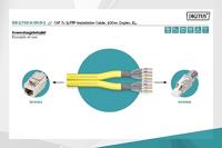 Digitus DK-1743-A-VH-D-1 Netwerkkabel CAT 7a S/FTP Geel 100 m - thumbnail