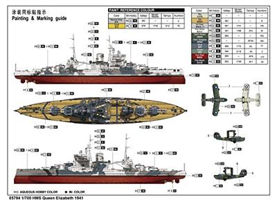 Trumpeter 1/700 HMS Queen Elizabeth 1941