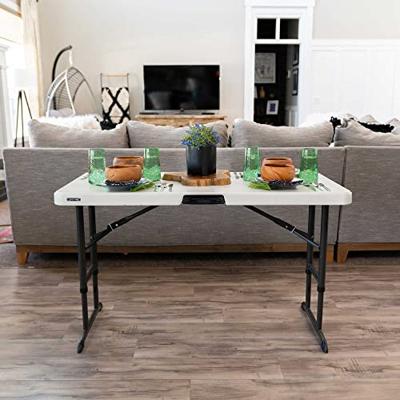 Vouwtafel Lifetime Lifetime 122 x 86 x 61 cm Crème Staal Plastic