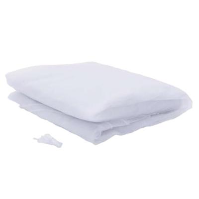 VidaXL Hangende klamboe 156 gaas 220x120x150 cm wit - thumbnail