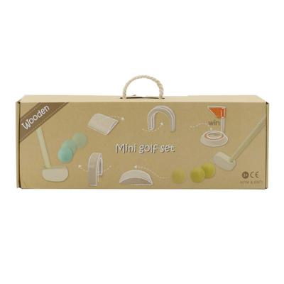 Houten Midget Golfset, 8dlg.
