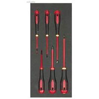 Bahco Foaminlay Fit&Go 1/3 met schroevendraaiers | ERGO | geïsoleerd | gleuf en Phillips - 6-delig - FF1E1010 - thumbnail