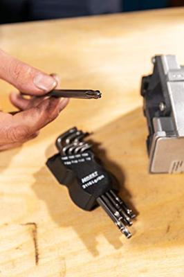 Hazet Binnen-Torx Haakse schroevendraaierset T 9, T 10, T 15, T 20, T 25, T 27, T 30, T 40 8-delig