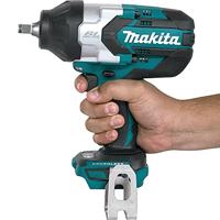 Makita dtw1002z 18v slagmoersleutel 1000 nm body | zonder accu's en lader en koffer - dtw1002z - thumbnail