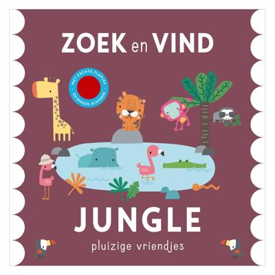 Rebo Publishers Zoek en vind - jungle pluizige vriendjes