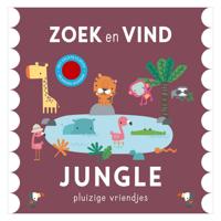 Rebo Publishers Zoek en vind - jungle pluizige vriendjes - thumbnail