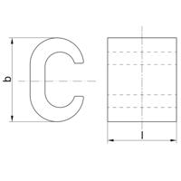 Klauke MCK7095 MCK7095 Aftakklem Flexibel: 35-70 mm² Massief: 35-70 mm² 1 stuk(s) - thumbnail