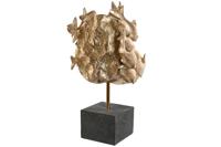 Decoratieve figuren Home ESPRIT Zwart Gouden Nijlpaard 33 x 21,5 x 45 cm - thumbnail