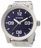 Nixon CORPORAL SS Zilverkleurig Heren horloge - thumbnail
