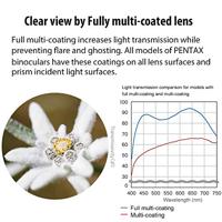 Pentax SP 16x50 Vision Porro Prizm verrekijker met Bak4 Prisma, volledig Multi-Coated Optics Grote Objective Lens Contrast-Rijk, Helder Bekijken Aluminium-Dicast Body Rubber Coated Body Zwart - thumbnail