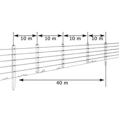 Gallagher Insultimber (FSC®) dropper 95x3,8x2,6cm (1) - 007618 007618 - thumbnail