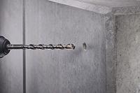 Wolfcraft Universeelboor | HM | SDS-Plus | Ø6 x 160mm | 1 stuk - 7436000 - thumbnail