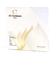 American Crafts • cardstock pack 30,5x30,5cm 60pcs white - thumbnail