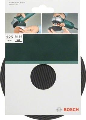 Bosch Accessories 2609256271 Rubberen schuurschijf voor haakse slijpmachines, klittenbandsysteem, 115 mm
