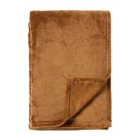 Dutch Decor Plaid Harvey 150x200 Cm Tobacco Brown - thumbnail