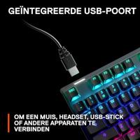 Gaming Keyboard SteelSeries APEX PRO Qwerty Spaans - thumbnail