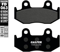 GALFER remblokken "fd063" brake pad fd063 g1050 organic - thumbnail