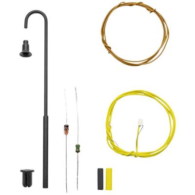 Viessmann Modelltechnik TT Gebogen straatlantaarn Enkel Bouwpakket 6924 1 stuk(s) Viessmann Modelltechnik TT Gebogen straatlantaarn Enkel Bouwpakket 6924 1 stuk(s)