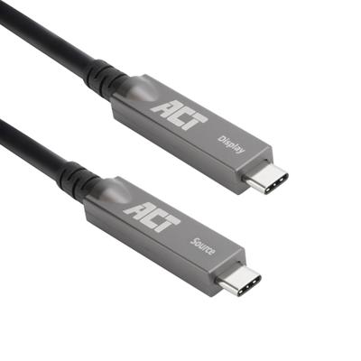 ACT USB-C 3.2 Gen2 Active Optical Cable (AOC) Touchpanel video/data/power 15m