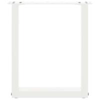 Salontafelpoten 2 st U-vormig 28x(42-43) cm staal wit - thumbnail