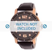 Horlogeband Hugo Boss 1512507 / HB-94-1-34-2215 Leder Zwart 24mm - thumbnail