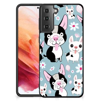 Samsung Galaxy S21 Dierenprint Telefoonhoesje Hondjes