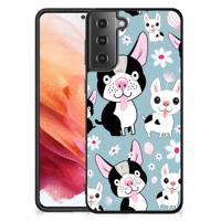 Samsung Galaxy S21 Dierenprint Telefoonhoesje Hondjes - thumbnail