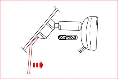 Inschuifspiegel-ontgrendelingsgereedschap voor Ford KS Tools 115.1309