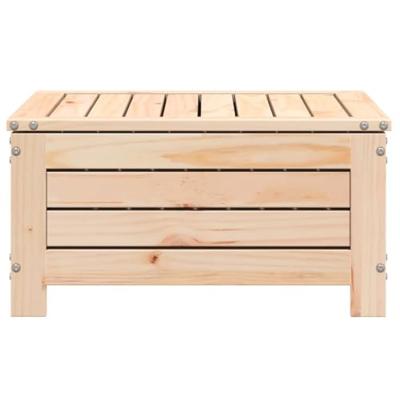 Tuinvoetenbank met kussen massief grenenhout Tuinvoetenbank met kussen massief grenenhout
