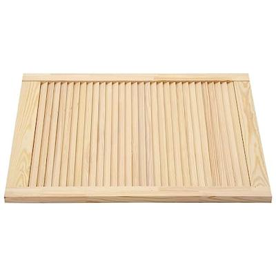 VidaXL Kastdeur met lamellen 61,5x49,4 cm massief grenenhout VidaXL Kastdeur met lamellen 61,5x49,4 cm massief grenenhout