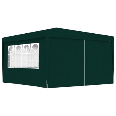 VidaXL Partytent met zijwanden professioneel 90 g/m² 4x4 m groen