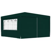 VidaXL Partytent met zijwanden professioneel 90 g/m² 4x4 m groen - thumbnail