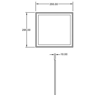 Deko Light SMALL 565221 LED-paneel Energielabel: G (A - G) 24 W Neutraalwit Verkeerswit (RAL 9016)