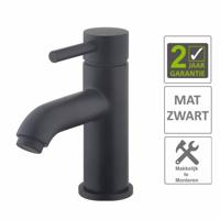 AQS Wastafelmengkraan Codos Laag Model Mat Zwart Boss & Wessing - thumbnail