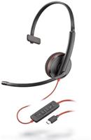 Plantronics Blackwire 3200 Mono USB-C, bedraad, zwart - thumbnail