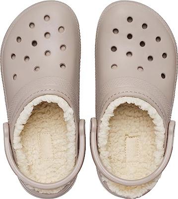 Crocs Classic Lined Pantoffel Mushroom/Bone M4W6