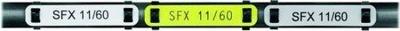Weidmüller 1860120000 SFX 11/60 MC NEUTRAL WS Kabelmarkering Montagemethode: Kabelbinder Markeringsvlak: 11 x 60 mm Wit Aantal markeringen: 60 60 stuk(s)