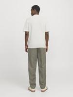 Jack & Jones Jjegeorge Knit Polo Ss Sn Poloshirts Cloud Dancer - thumbnail