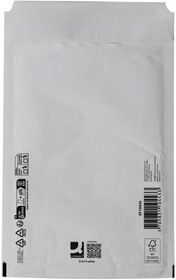 Q-CONNECT luchtkussenenveloppen, wit, 4-D, 200 x 275 mm, doos van 100 stuks