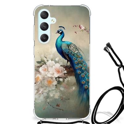 Case Anti-shock voor Samsung Galaxy S23 FE Vintage Pauwen Case Anti-shock voor Samsung Galaxy S23 FE Vintage Pauwen