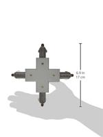 SLV X-Connector 1-Fase grijs - 143162 - thumbnail