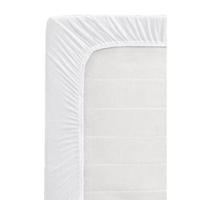 Topper hoeslaken - jersey - wit - 90x200 cm - thumbnail