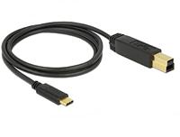 Delock 83675 USB 3.1 Gen 2 (10 Gbps) kabel Type-C naar Type-B 1 m - thumbnail