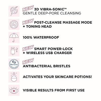 Magnitone Barefaced 2 3D Vibra-Sonic Daily Cleansing Brush